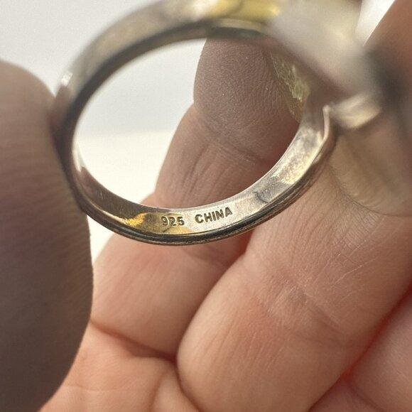 RLM Studio Ring Robert Lee Morris Sterling Silver Heart Brass Mixed Metal size 7 - Picture 9 of 14